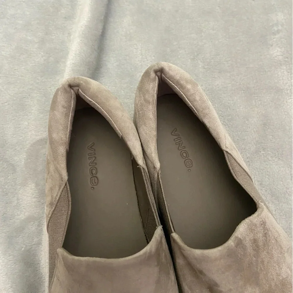 VINCE Wilden Suede Leather Platform Espadrille Sneaker Size 8